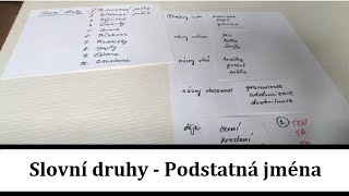 Slovní druhy  Podstatná jména [upl. by Frear]