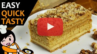 Marlenka Recipe  Medovik Recipe  How to make Marlenka  How to make Medovik Cake  Recipe Videos [upl. by Kciregor550]