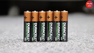 Rechargeable Battery Charger  Best Rechargeable Batteries With Charger Review AAA Duracell Battery [upl. by Aihsekyw]