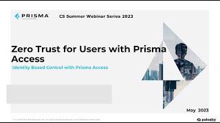 Zero Trust for Users with Prisma Access [upl. by Kopans]