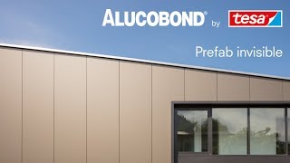 ALUCOBOND® Prefab invisible  Bonded installation system with façade elements [upl. by Rahab]