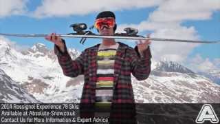 2013  2014  Rossignol Experience 78 Skis  Video Review [upl. by Oeht]