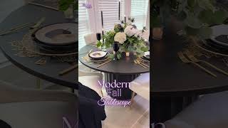 Learn how to style a modern fall tablescape with a few simple items Find your theme at eFavormart [upl. by Rekcut972]