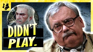 Andrzej Sapkowski on quotTHE WITCHERquot GAMES [upl. by Eiblehs]