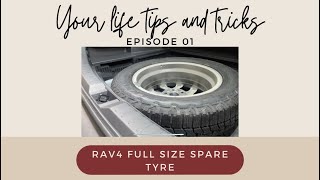 Toyota RAV4 spare wheel [upl. by Brittne]