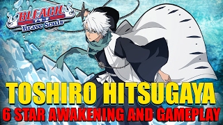 Bleach Brave Souls  NEW TOSHIRO HITSUGAYA AWAKENING and GAMEPLAY [upl. by Nabe]