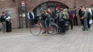 Demo Abschiebungen über Flughafen Leipzig stoppen HalleSaale am 27052016 [upl. by Maximilien]