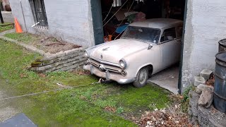 Abandoned 1952 Ford Mainline 2door Sedan Rescued From Garage After 45 Years  RESTORED [upl. by Nnaeirb]