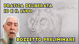 Bozzetto di studio per una testa di lupo [upl. by Amesari]