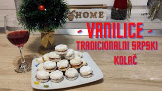 Vanilice  tradicionalni srpski kolač  cijeli recept vanilicerecept [upl. by Brost891]