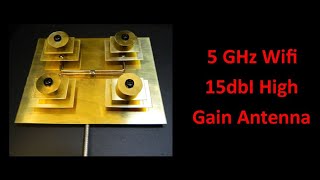 5GHz Wifi Antenna with 15dbI of Gain [upl. by Orual]