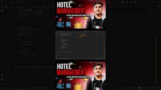 Hotel Management System java javaproject sourcecode shorts [upl. by Lewiss]