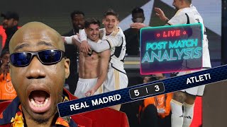 Real Madrid vs Atletico Madrid LIVE REACTION 53 SUPER CUP INSANE GAME [upl. by Ymar123]