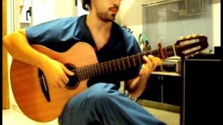 Les ChampsElysées  Joe Dassin Fingerstyle guitar solo  Santiago Rosler [upl. by Faletti]