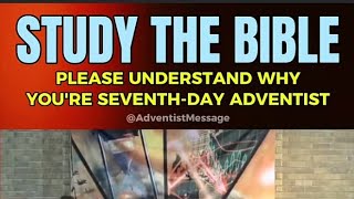 Study The Bible PLEASE to understand why youre SEVENTHDAY ADVENTIST By Pr Randy skeete subscribe [upl. by Iot]