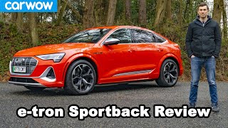 Audi etron S Sportback Quicker and better than a Model X [upl. by Ahtabbat]