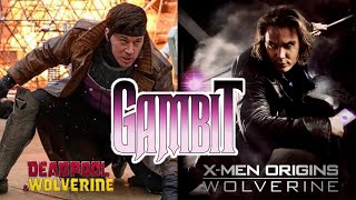 Gambit Deadpool amp Wolverine Channing Tatum amp Gambit XMen Origins Wolverine Taylor Kitsch mcu [upl. by Jane]