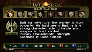 Darkstone Evil Reigns All Characters PS1 [upl. by Leynad268]