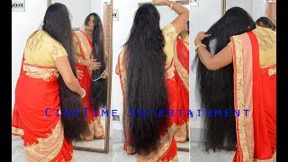 Mirror Beauty of Below Knee Length Dense Hair Model [upl. by Nwahsyar351]