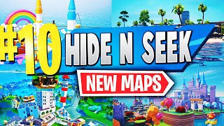 TOP 10 Best HIDE AND SEEK Maps 2023  Fortnite Hide and Seek Map CODES 2023 NEW MAPS [upl. by Norby]