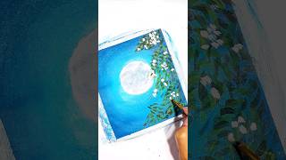 Easy Canvas Painting Ideas for Beginners  Mini Acrylic Painting SmallPainting zarmeenasmeerart [upl. by Arevle]