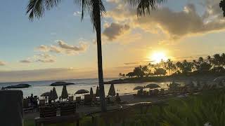 Beautiful sunset at Ko Olina Resort in Honolulu [upl. by Haila]