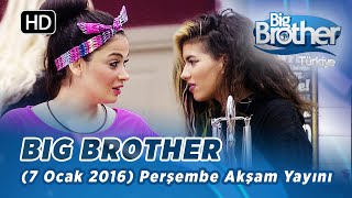 Big Brother Türkiye  49 Bölüm  7 Ocak 2016  Perşembe  Akşam Yayını [upl. by Olnton]