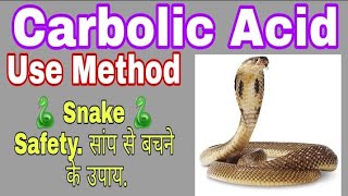 Snake Safety  Carbolic Acid  Use Method  🐍 Snake 🐍 Safety सांप से बचने के उपाय [upl. by Drawe812]