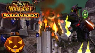 CELEBRATING HALLOWEEN IN WORLD OF WARCRAFT Hallows End Event  WoW Classic Cataclysm part 42 [upl. by Iman]