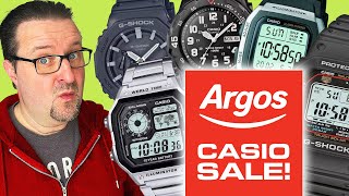 5 Shockingly Affordable CASIO Watches in the Argos AutumnWinter Sale [upl. by Euqinad]