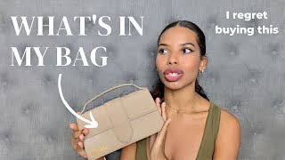 JACQUEMUS le grand bambino 2 year update  WHATS IN MY BAG [upl. by Ody]