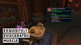 Exquisitely Eviscerated Muscle Recipe Location and How to Find  World of Warcraft The War Within [upl. by Zelda]