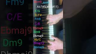 Chromatic Harmonization  19 112124 chromaticism pianochords musictheory jazzpiano chords [upl. by Sonny]