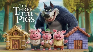 The Three Little Pigs 🐷🐷🐷 Hindi Moral Stories  Bedtime stories 3D Animated Cartoon Fairy Tales [upl. by Annaliese968]