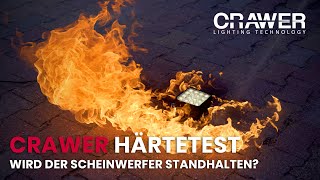 CRAWER Härtetest  Wird der Scheinwerfer standhalten  AgrarLEDde [upl. by Marrin]