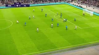 INGLATERRA X ISLÂNDIA AO VIVO COM IMAGENS  JOGO DE HOJE PES 21 gameplay ps4 [upl. by Varien]