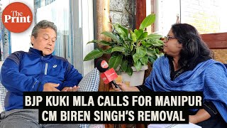 ‘Why is the CM who has divided people of Manipur not being removed’ BJP Kuki MLA Polienlal Haokip [upl. by Ric]