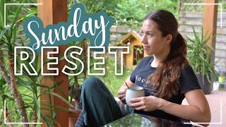 SUNDAY RESET ROUTINE  Woche planen Aufräumen und Selfcare 🤍 [upl. by Lenka94]