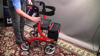 Drive Medical Nitro Rollator Review amp Demonstration  MMAR Medical [upl. by Toffic622]