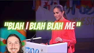 Reacting To Meghans quotIquot Gibberish Speech meghanmarkle [upl. by Eila]