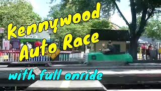 Kennywood Auto Race Complete Ride [upl. by Ainosal]