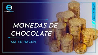 Así es cómo se hacen las deliciosas MONEDAS DE CHOCOLATE ¡INCREÍBLE PROCESO [upl. by Thamora]