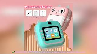 ✔️Children Kids Camera Instant Print Mini Digital Video Camera for Kids [upl. by Marou613]