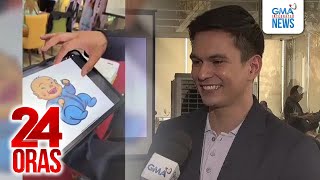 Tom Rodriguez proud daddy ibinahagi ang sketch ng kanyang anak  24 Oras [upl. by Innob]