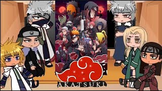 React to Akatsuki  Naruto Uzumaki  Hokage  Gacha react [upl. by Ettesil]