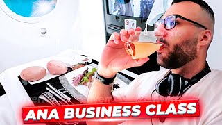 ANA Business Class amp Shenanigans on the 7879 Vancouver to Tokyo [upl. by Elvis]