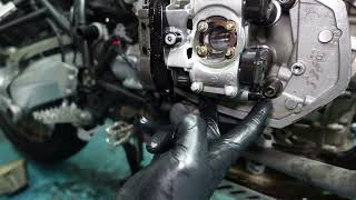 R1200GS valve clearance check [upl. by Ylenats932]