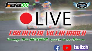 🔴Directo Campeonato Andaluz Karting 23 Circuito de Villafranca [upl. by Ahsemrac257]