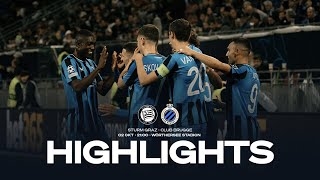 STURM GRAZ  CLUB BRUGGE  HIGHLIGHTS  20242025 [upl. by Yatnohs358]