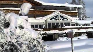 Schneefräsen am Sonnenbichl Hotel am Rotfischbach bei Oberstdorf [upl. by Rebecka]